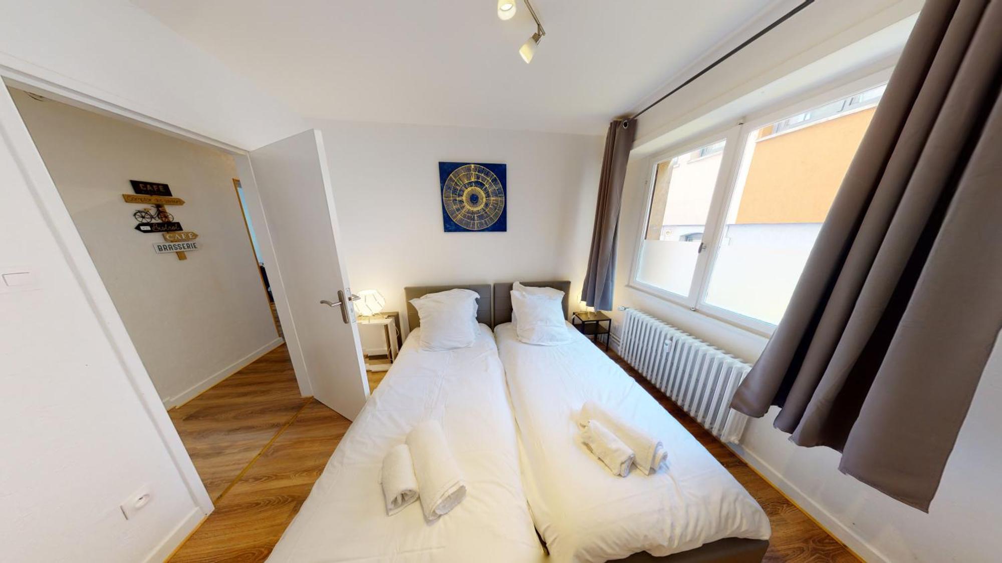 Apartmán Le 22 Ehrmann Štrasburk Pokoj fotografie