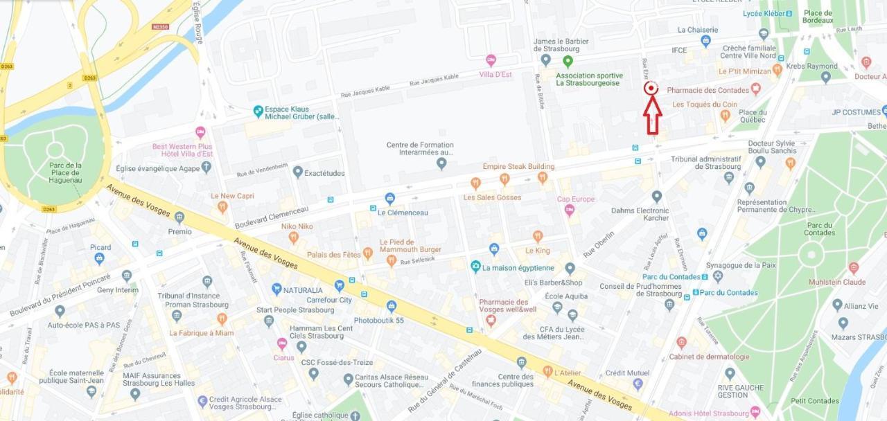 Apartmán Le 22 Ehrmann Štrasburk Exteriér fotografie